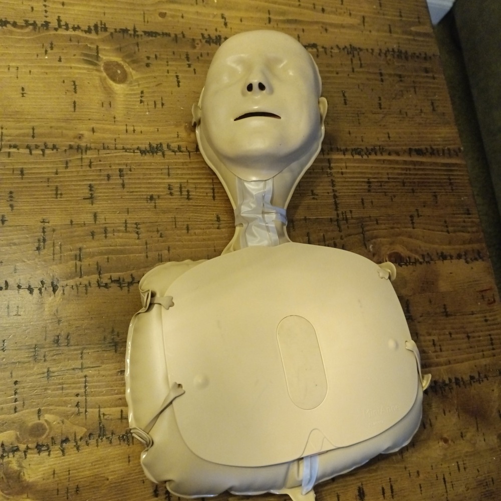 Laerdal Mini Anne CPR Training Mannequin Inflatable Practice Doll